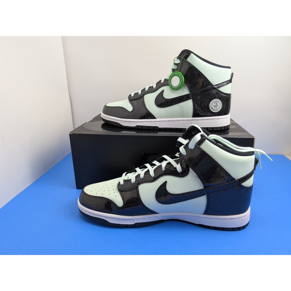 NEW Nike Dunk High SE All-Star 2021 Barely Green Black - DD1398-300 - Size 13